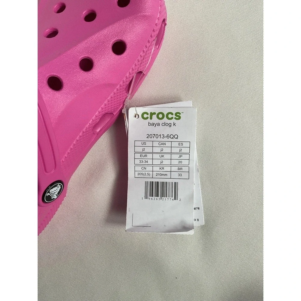 Crocs baya Clog Girls Clog Pink J2